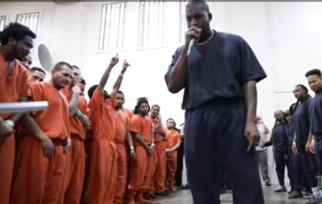 Kanye West Worships God With Prisoners
