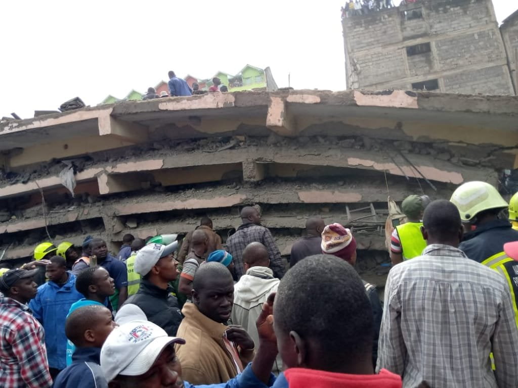 Six Storey Buildings Collapse In Nairobi. Residents Trapped. 4 » Tech And Scholarship Updates