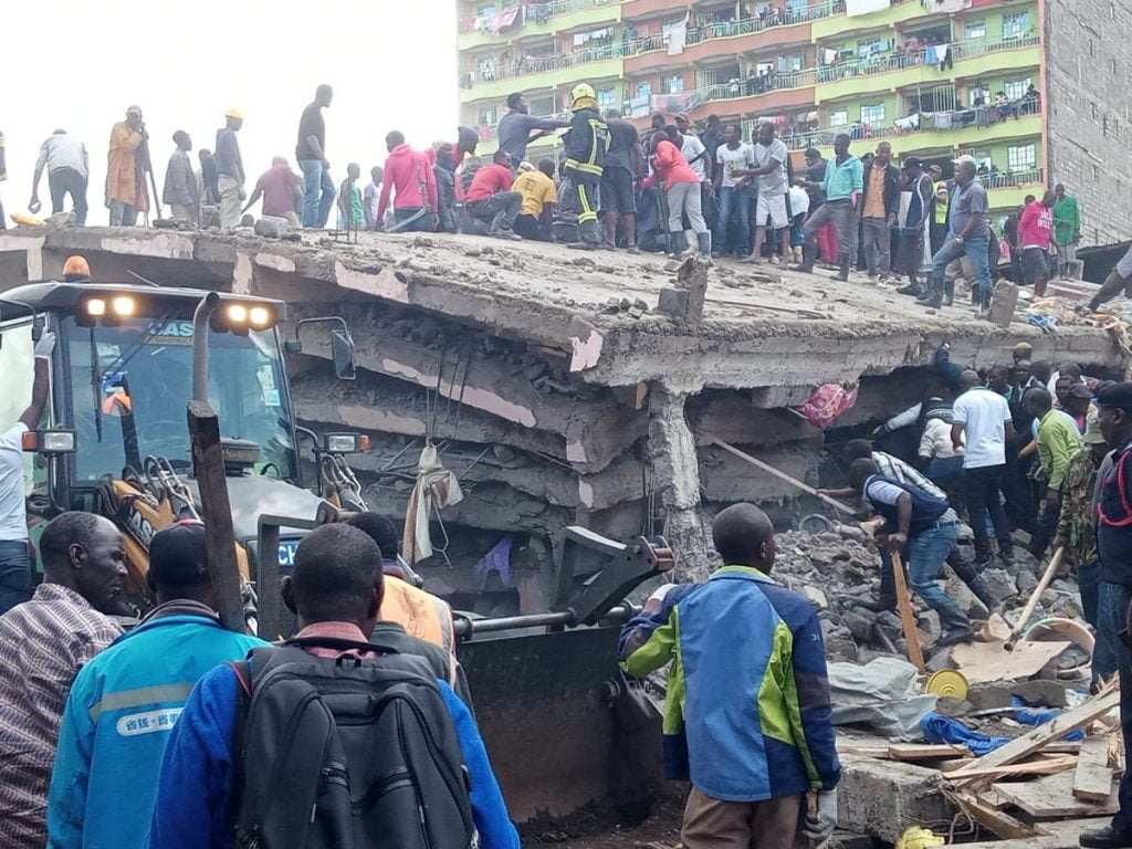 Six Storey Buildings Collapse In Nairobi. Residents Trapped. 2 » Tech And Scholarship Updates