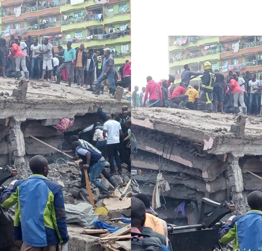 Six Storey Buildings Collapse In Nairobi. Residents Trapped.