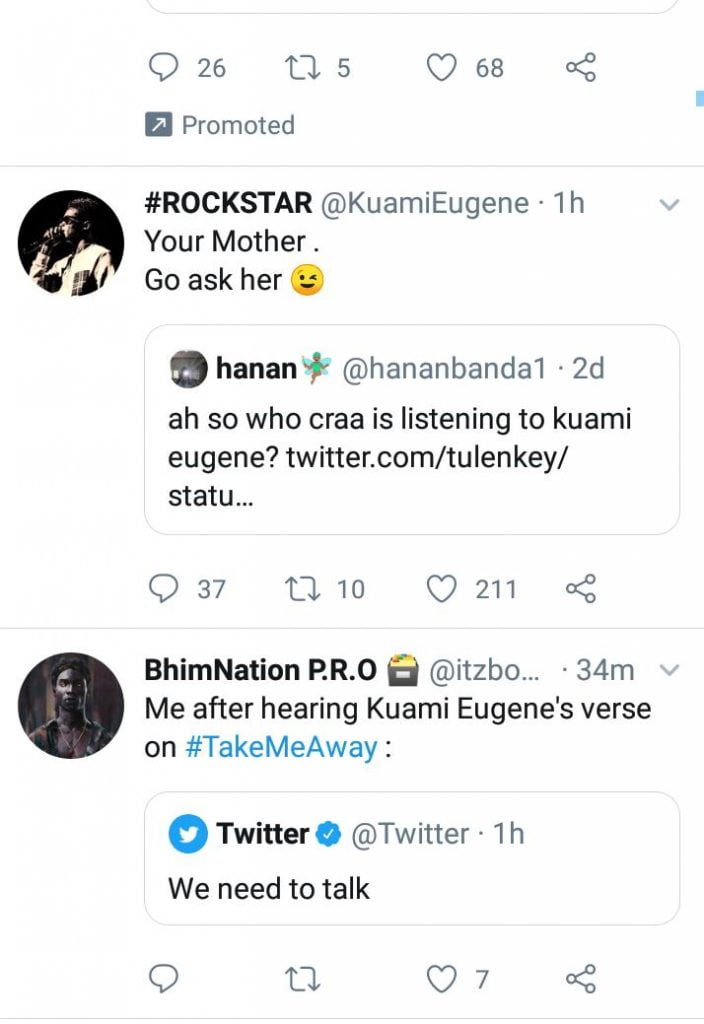 Your Mother! Kuami Eugene Blasted A Fan 6 » Best Tech News, Gadgets, FinTech and Telco news.