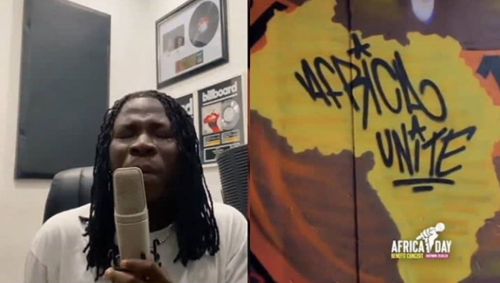 Stonebwoy Preaches A Strong Message On Virtual African Day Concert.