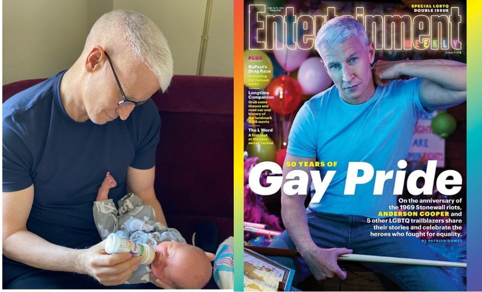 Photos: Gay CNN Anchor Anderson Cooper Welcomes A Baby.