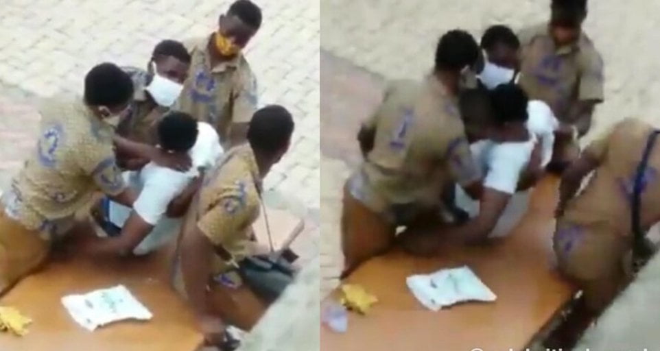 Video: KNUST Teachers Look On As A Student Dies Of Suspected COVID-19