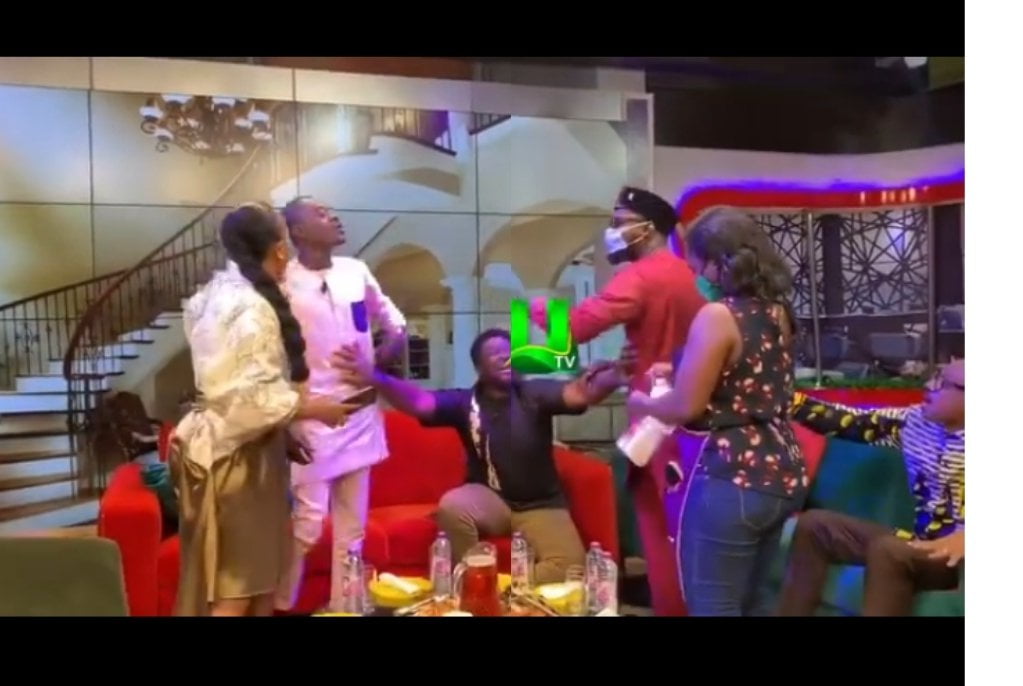 Lilwin And Funny Face Fights On Live TV