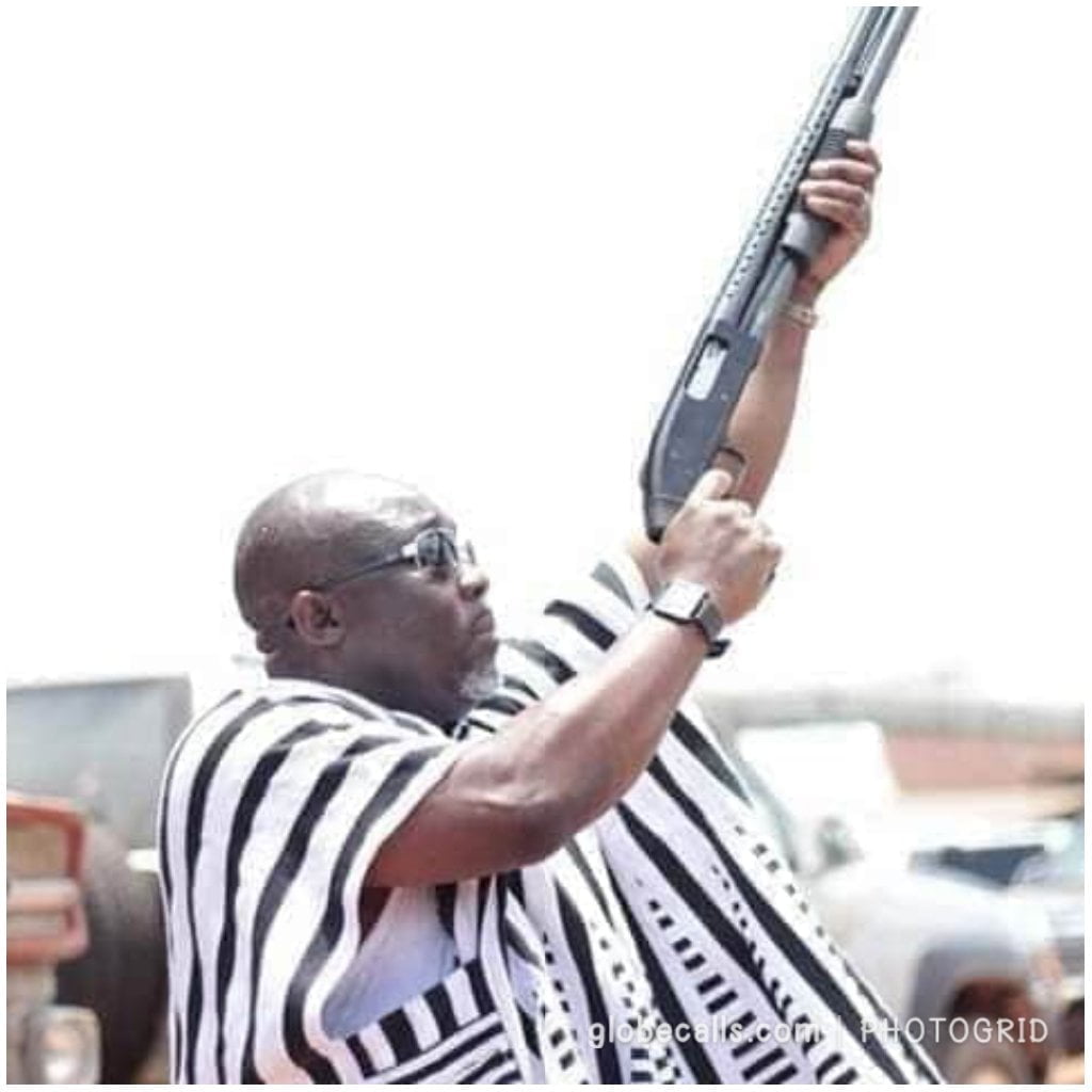 Me Holding A Gun Was For Traditional Purposes - Awutu Senya MP Speaks