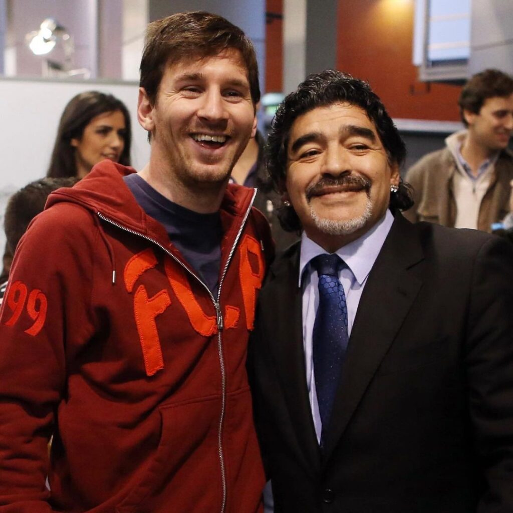 Messi mourns Diego Maradona