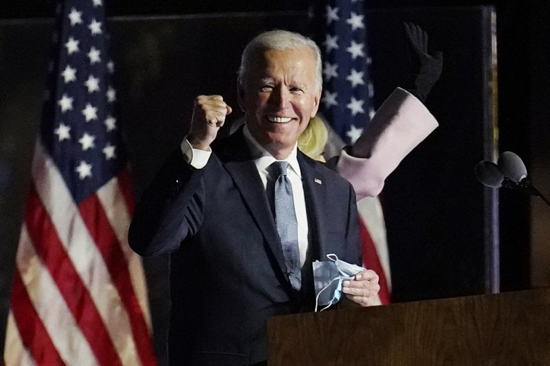 Biden wins over trump