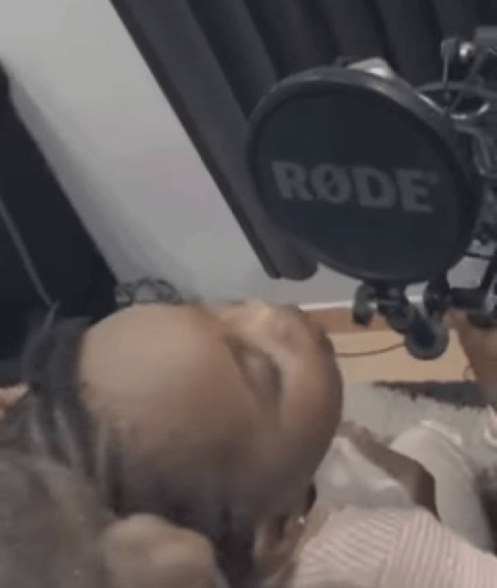 Watch: Stonebwoy's Daughter Jidula Records Her First Track