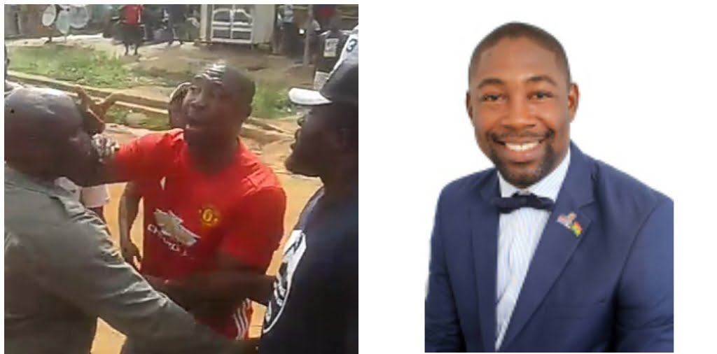 Ghana Eleection 2020: Ledzokuku MP Dr. Okoe Boye In A Near Street Fight With Constituents