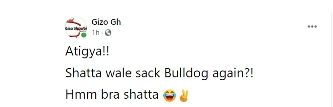 Shatta wale fires Bulldog