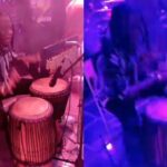 A Drummer Too! Stonebwoy Shows His Skills