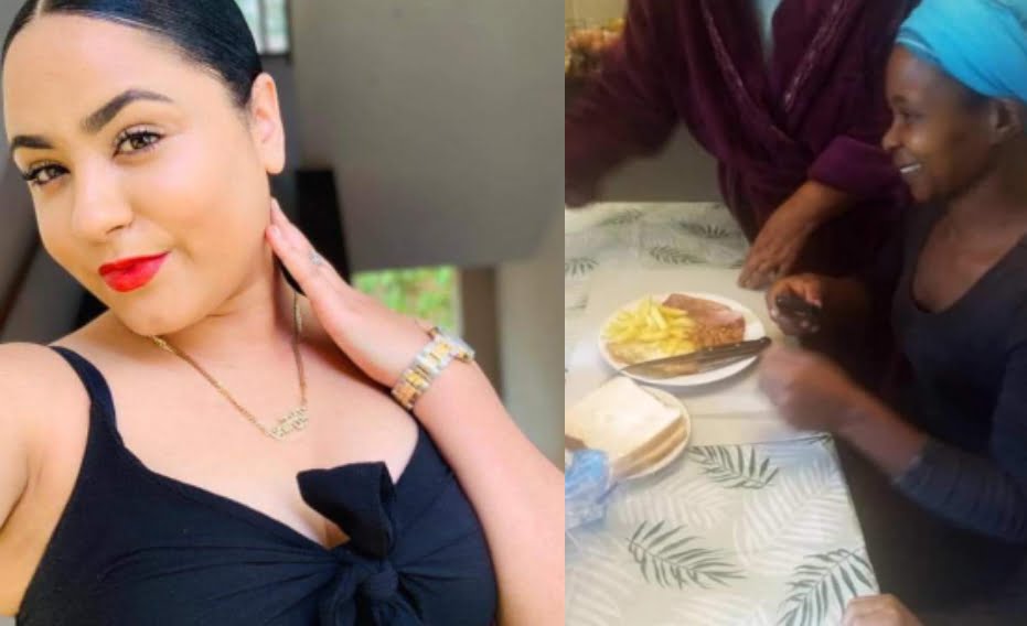 Lady Warm Hearts After Serving Her Maid Like A Boss On Her Birthday