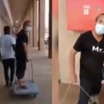 Chinese Man In Zambia Employs Man Who Pulls Him Around With Trolley
