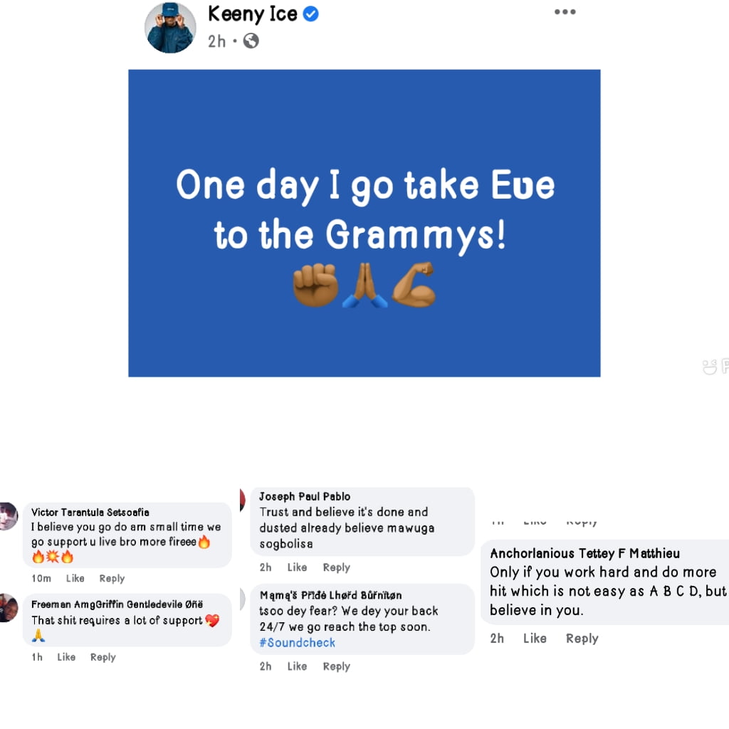 I Will Take Ewe To The Grammys - Keeny Ice Vows