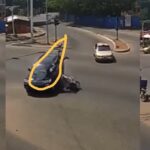 Gory Accident Captured By Street CCTV In Accra.