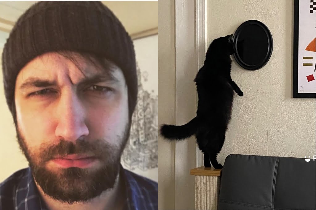 Man Abandons His House After Seeing A Black Cat Staring In An 'Occult Mirror' He Bought.