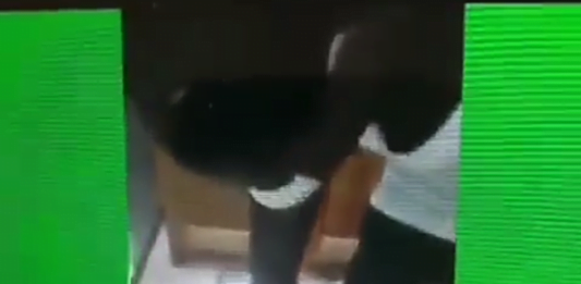 Ice Kenkey Seller Caught Mashing Kenkey With Her Dirty Feet