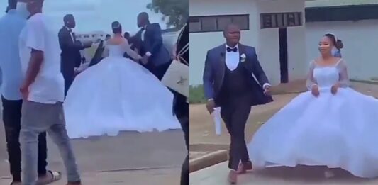 Bride Storms Examination Hall In Her Wedding Gown