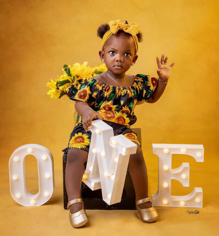 Simi And Adekunle Gold Gushes Over Their Daughter As She Turns 1