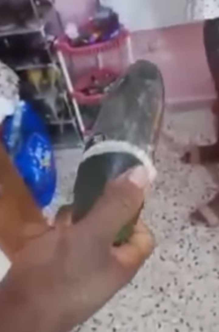 Boyfriend Loses Grip After He Finds A Huge Cucumber Wearing Condom In Her Wardrobe