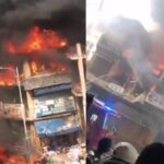 Fire Raged Down Scores Of Shops At Makola