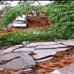 Main Road Collapses At Ellembelle District Of Western Region