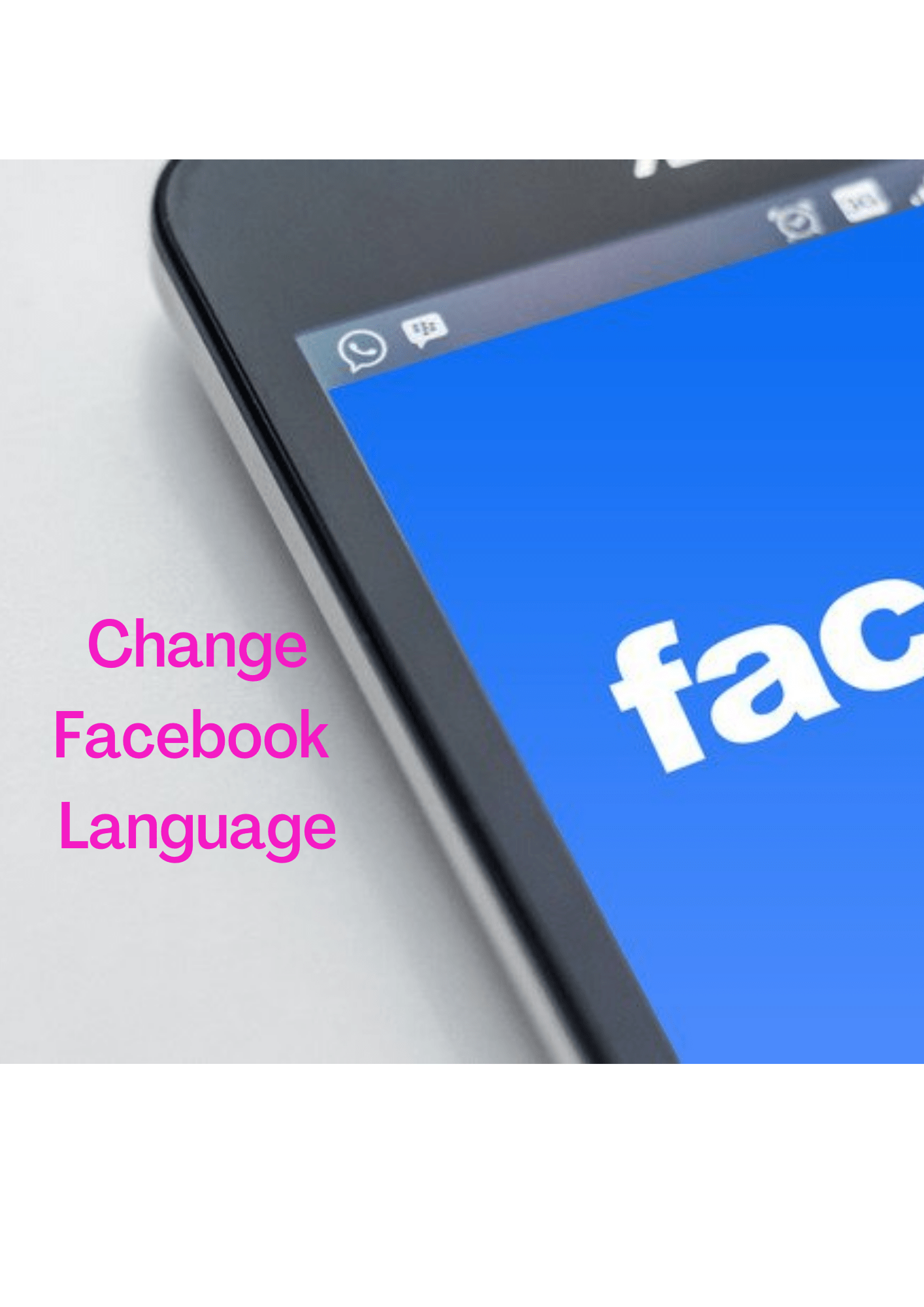 How to Change Language On Facebook