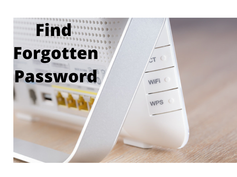 Find Forgotten Password