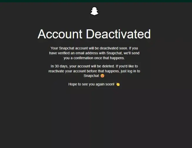 delete snapchat account 2