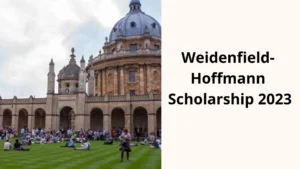 Louis Dreyfus - Weidenfield-Hoffmann Scholarship 2023. Apply Now