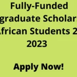 Fully-Funded Undergraduate Scholarships For African Students 2022-2023