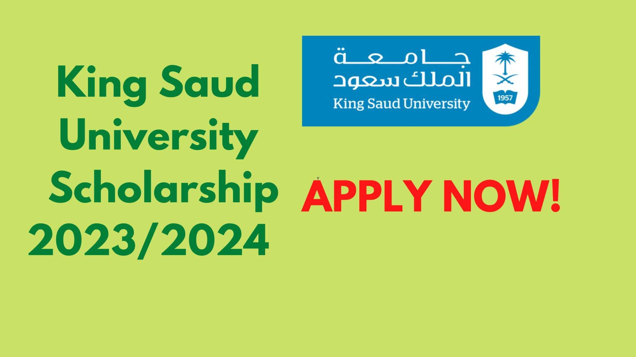 King Saud University Scholarship 20232024