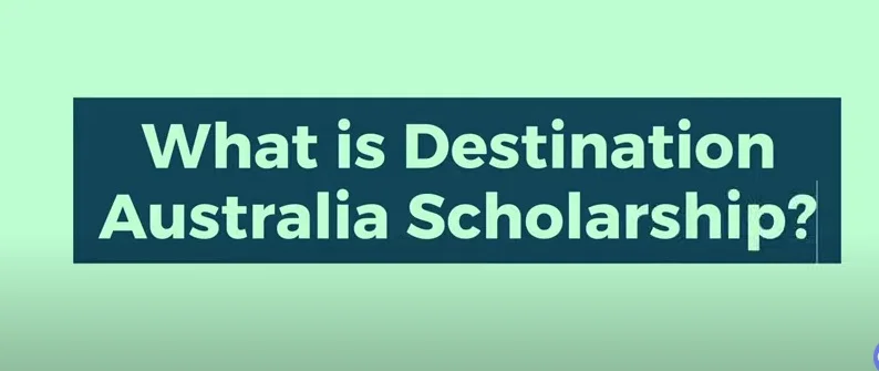 destination australia scholarship for international students