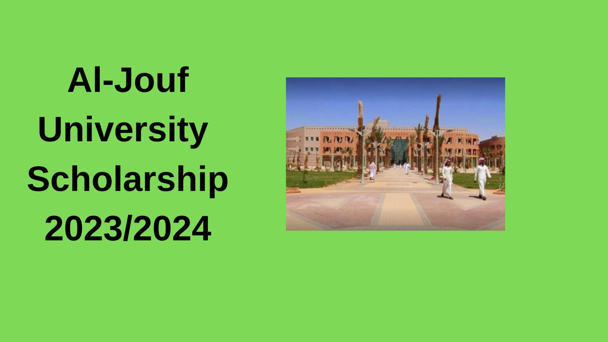 Al-Jouf University Scholarship 20232024
