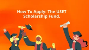 How To Apply The USET Scholarship Fund 3 » Tech And Scholarship Updates