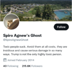 Who Is Spiro Agnew’s Ghost On Twitter (@SpiroAgnewGhost)